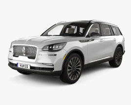 Lincoln Aviator Reserve with HQ interior 2020 3D model