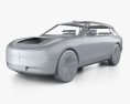 Lincoln Star з детальним інтер'єром 2024 3D модель clay render