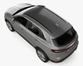 Lincoln MKC Reserve mit Innenraum 2020 3D-Modell Draufsicht