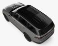 Lincoln Aviator Black Label Special Edition 2025 Modèle 3d vue du dessus