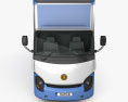 Lion Electric 8 Box Truck 2020 Modello 3D vista frontale