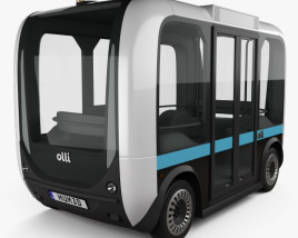 Local Motors Olli bus 2016 3D model