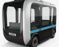 Local Motors Olli Автобус 2016 3D модель back view