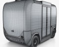 Local Motors Olli 버스 2016 3D 모델  wire render