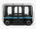 Local Motors Olli Автобус 2016 3D модель side view