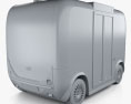Local Motors Olli Автобус 2016 3D модель clay render