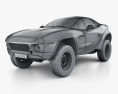 Local Motors Rally Fighter 2012 3D 모델  wire render