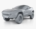 Local Motors Rally Fighter 2012 Modello 3D clay render