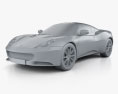 Lotus Evora S 2013 3D模型 clay render