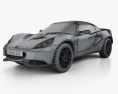 Lotus Elise S 2012 3D模型 wire render
