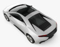 Lotus Esprit 2010 3D-Modell Draufsicht