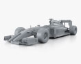 Lotus E22 2014 3D-Modell clay render