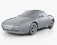 Lotus Elan S2 1995 3D модель clay render