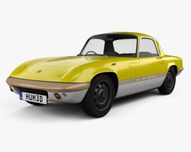 Lotus Elan Sprint Fixed-head Coupe 1971 3D模型