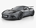Lotus Evora GT 430 2020 3Dモデル wire render