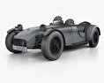 Lotus Seven 1957 3Dモデル wire render