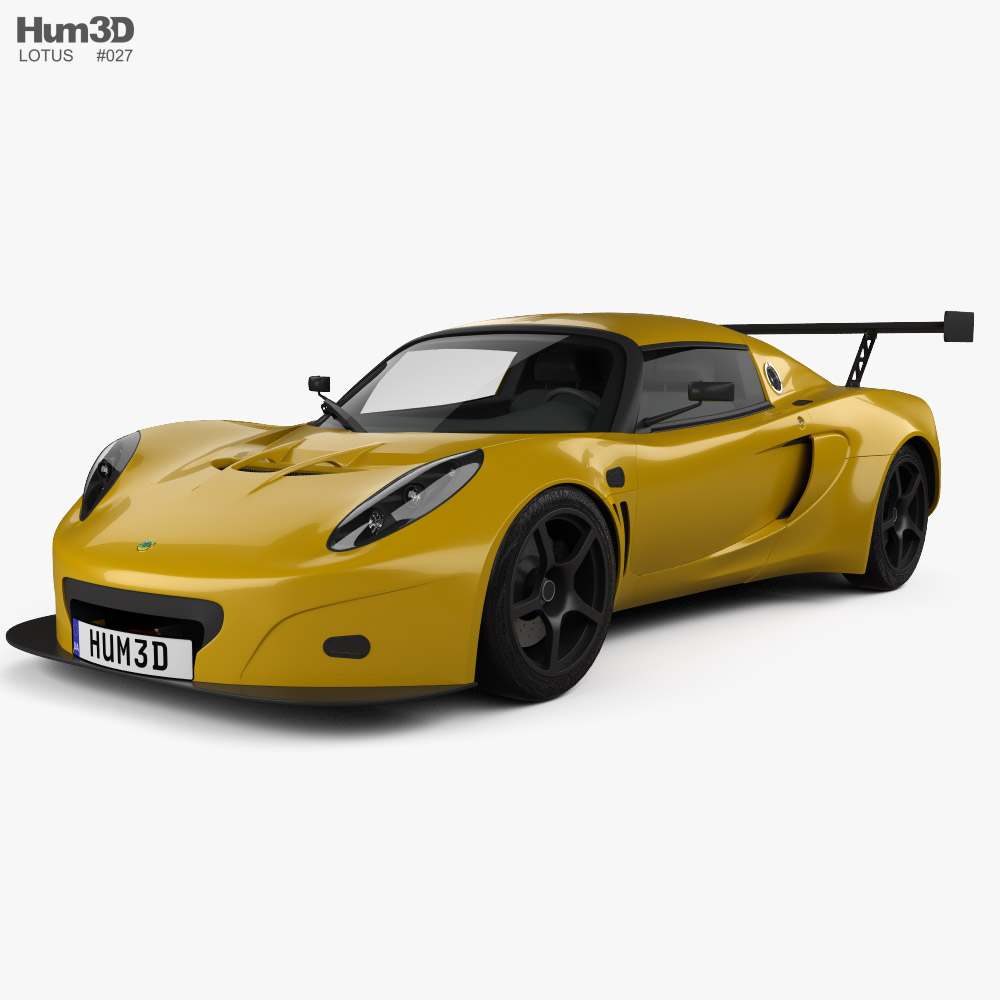 Lotus Exige GT3 2007 3D model