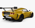 Lotus Exige GT3 2007 3D-Modell Rückansicht