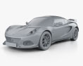 Lotus Elise Cup 250 2020 3d model clay render