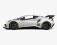 Lotus Emira GT4 2021 3d model side view
