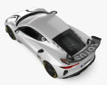 Lotus Emira GT4 2021 3d model top view