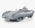 Lotus Eleven 1959 3D модель clay render