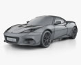 Lotus Evora GT 410 2021 3D模型 wire render