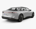 Lucid Air 2015 3D 모델  back view