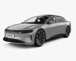 Lucid Air with HQ interior 2019 3D model
