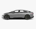 Lucid Air with HQ interior 2019 3D 모델  side view
