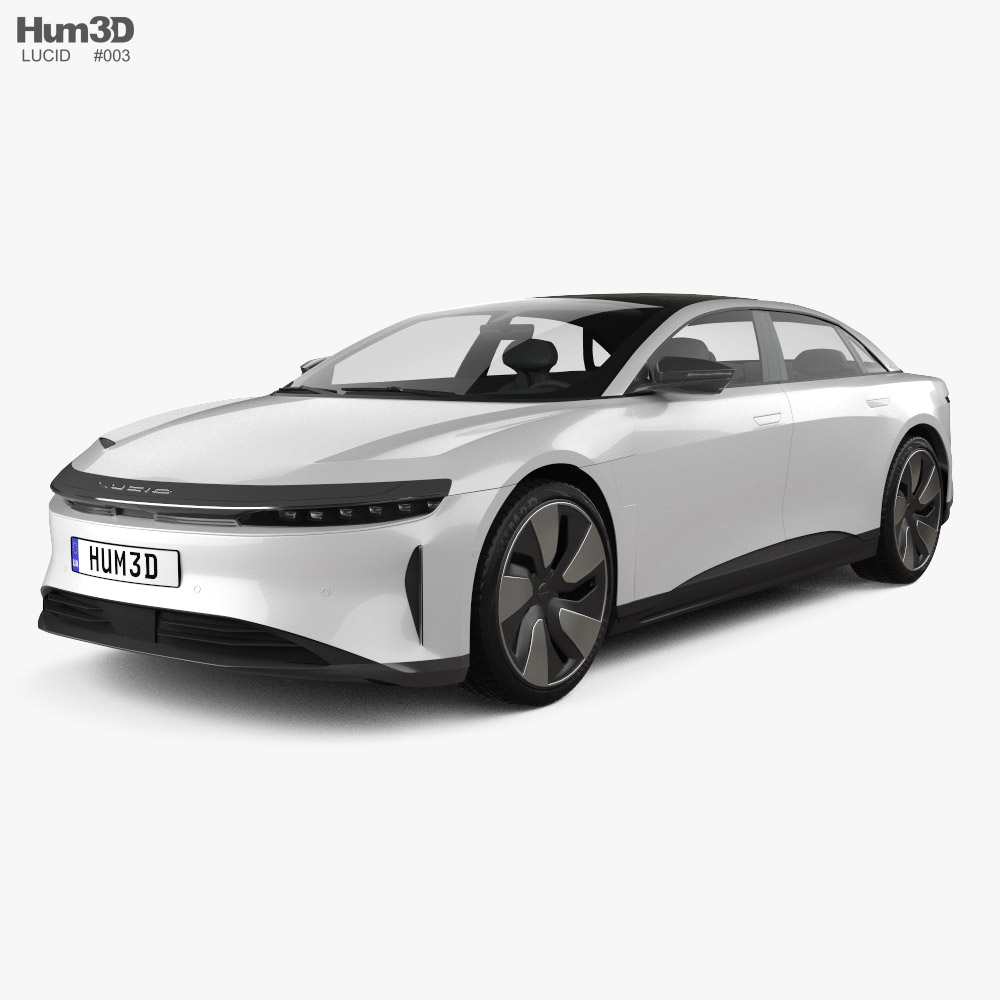 Lucid Air Grand Touring Stealth 2023 3D model