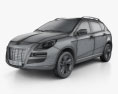 Luxgen 7 SUV 2015 Modello 3D wire render