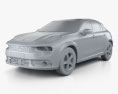 Lynk & Co 02 2020 3D 모델  clay render