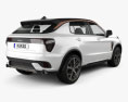 Lynk & Co 01 Sport con interni 2020 Modello 3D vista posteriore