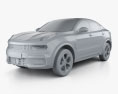 Lynk & Co 05 2023 3D-Modell clay render