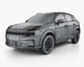 Lynk & Co 06 2024 3Dモデル wire render