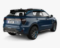 Lynk-Co 01 2023 3D 모델  back view