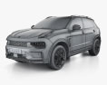 Lynk-Co 01 PHEV 2023 3Dモデル wire render