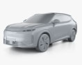 Lynk-Co 08 2024 3D-Modell clay render