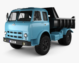 MAZ 503A Dump Truck 1970 3D model