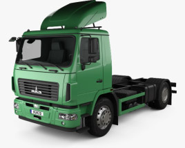 MAZ 5340 M4 Chassis Truck 2019 3D model