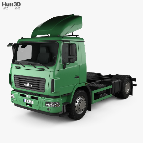 MAZ 5340 M4 Chassis Truck 2015 3D model