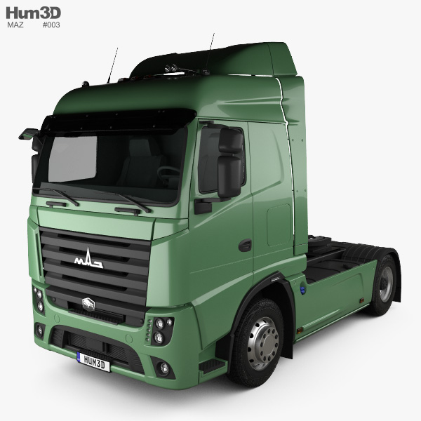 MAZ 5440 M9 Tractor Truck 2015 3D model