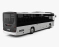 MAZ 231062 Bus 2016 3D-Modell Rückansicht