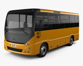 3D model of MAZ 241030 bus 2016