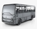 MAZ 241030 버스 2016 3D 모델  wire render