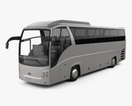 3D model of MAZ 251062 bus 2016