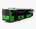 MAZ 303 公共汽车 2019 3D模型 后视图