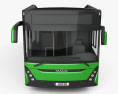 MAZ 303 公共汽车 2019 3D模型 正面图