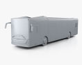 MAZ 303 Bus 2019 3D-Modell clay render
